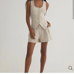 Bella Dahl NWT linen shorts- Size Large